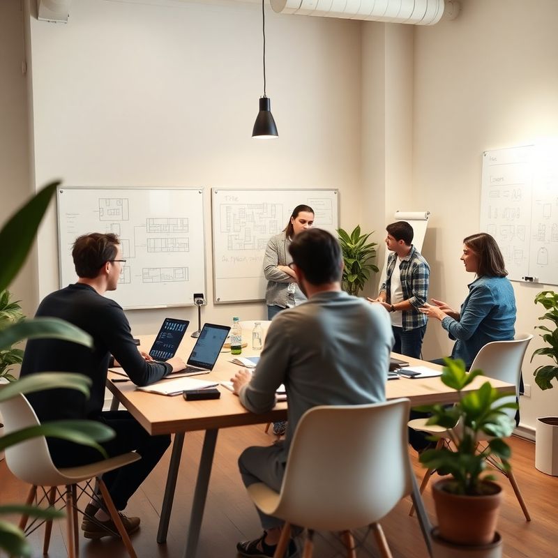 Il team di Bottega di Roma nello studio di Reggio Emilia