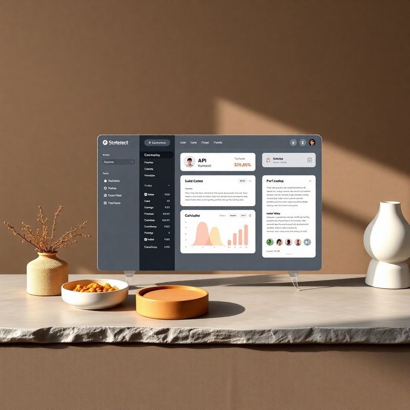 Dashboard di prodotto con pannello di documentazione API