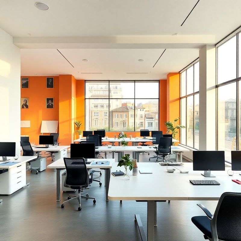 Interno dello studio di Bottega di Roma a Reggio Emilia